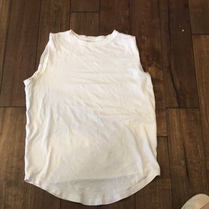 White lulu lemon tank top